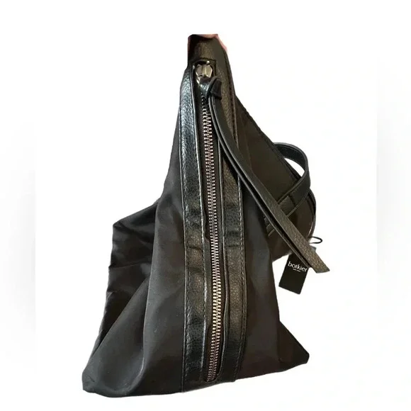 NWT Botkier New York Bond Black Nylon Tote Bag, Black - Picture 10 of 14